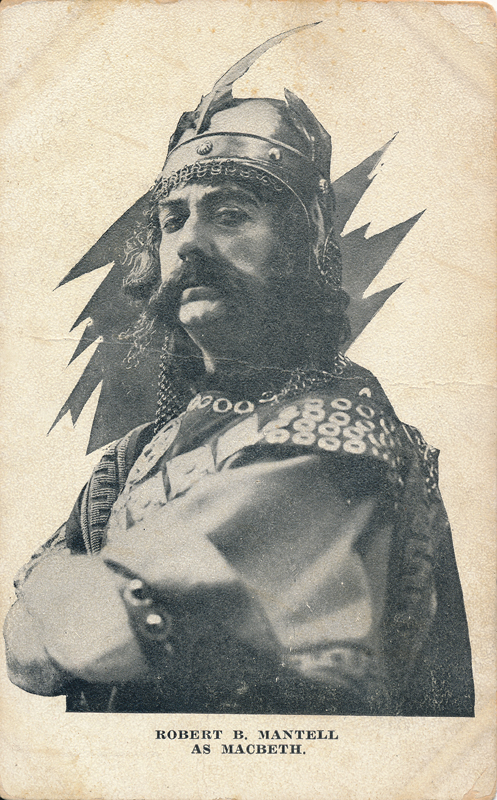 Robert B. Mantell as Macbeth in "Macbeth"