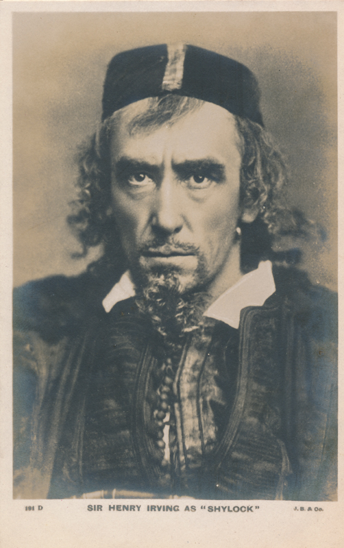 Sir Henry Irving as Shylock in "The Merchant of Venice"