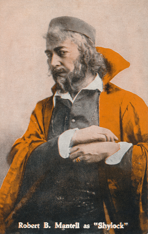 Robert B. Mantell as Shylock in "The Merchant of Venice"