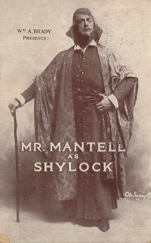Robert B. Mantell as Shylock in "The Merchant of Venice"