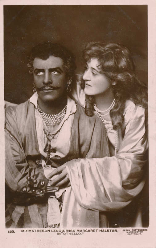 Matheson Lang as Othello and Margaret Halstan as Desdemona in "Othello"