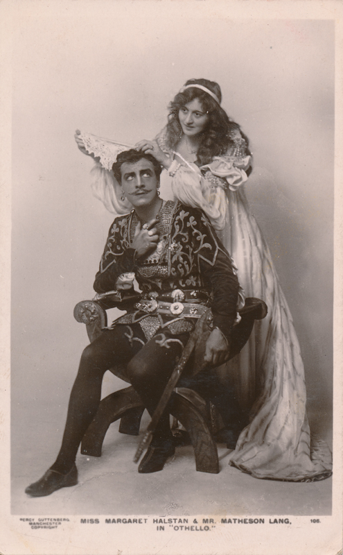 Matheson Lang as Othello and Margaret Halstan as Desdemona in "Othello"