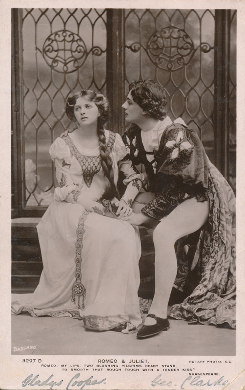 George Clarke as Romeo and Gladys Cooper as Juliet in "Romeo and Juliet"