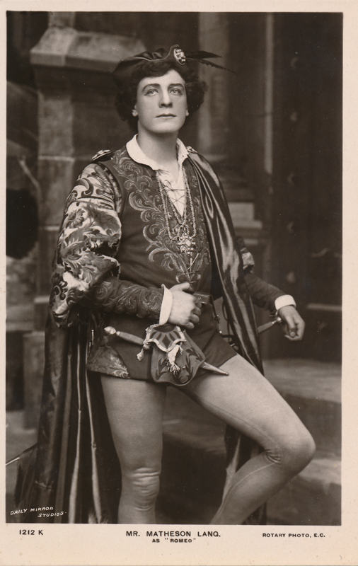 Matheson Lang as Romeo in "Romeo and Juliet"