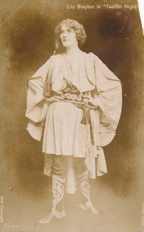 Lily Brayton as Viola in "Twelfth Night"