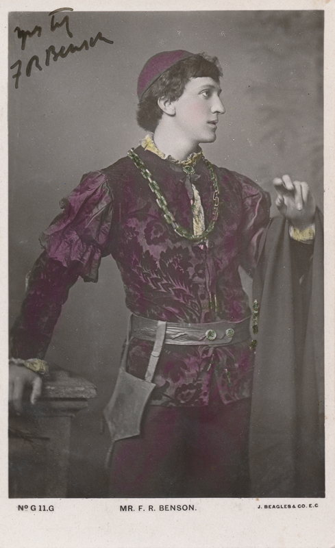 Frank Benson as Romeo in "Romeo and Juliet"