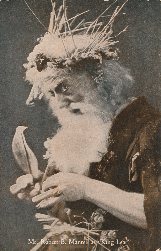 Robert B. Mantell as Lear in "King Lear"