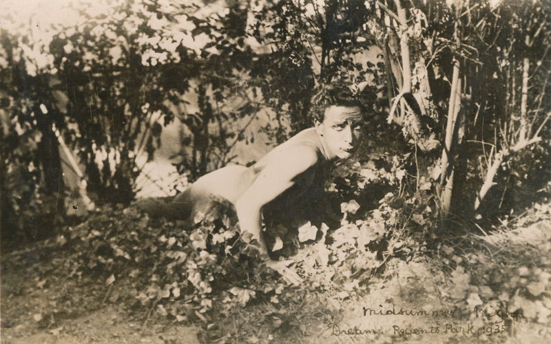 Leslie French as Puck in "A Midsummer Night's Dream"